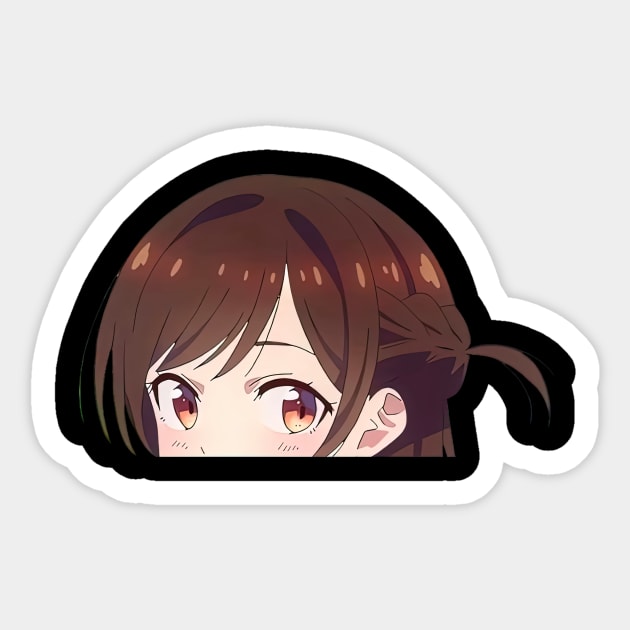 Chizuru Peeker Rent A Girlfriend Sticker by IainDodes